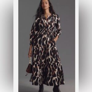 Anthropologie Somerset Long Sleeve Dress